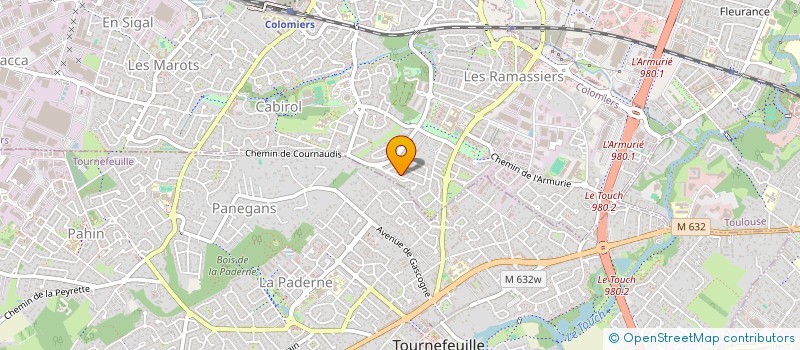 localisation de l'entreprise SCI GRAMONT à COLOMIERS