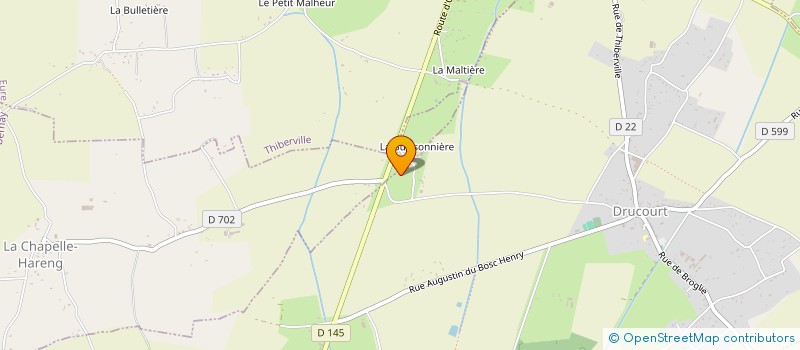 localisation de l'entreprise SCI GRAMONT PATRIMOINE  THIBERVILLE