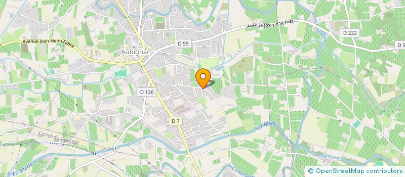 localisation de l'entreprise SCI GRAMSUD  AUBIGNAN