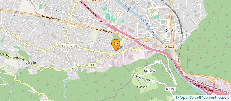 localisation de l'entreprise SCI GRANA à SCIONZIER