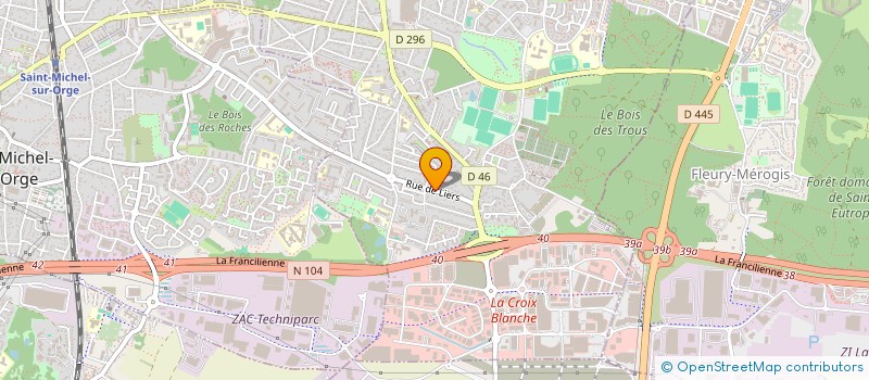 localisation de l'entreprise SCI GRANADA à SAINTE-GENEVIEVE-DES-BOIS
