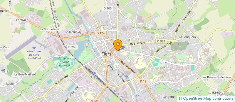 localisation de l'entreprise SCI GRANBY à FLERS