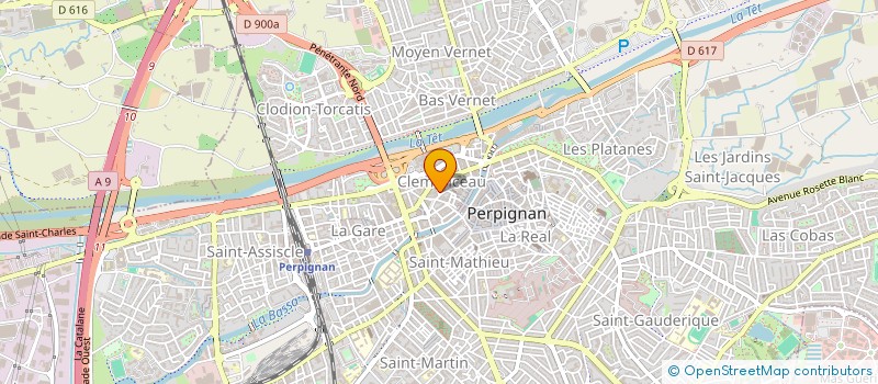 localisation de l'entreprise SCI GRANCASE  PERPIGNAN