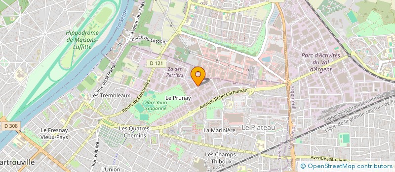 localisation de l'entreprise SCI GRANCOUR  SARTROUVILLE