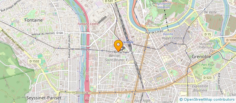 localisation de l'entreprise SCI GRAND à GRENOBLE