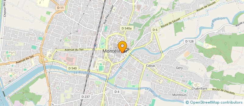 localisation de l'entreprise SCI GRAND à MONTELIMAR