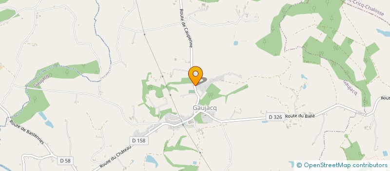 localisation de l'entreprise SCI GRAND AIR  GAUJACQ