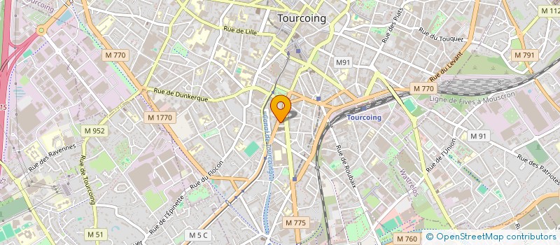 localisation de l'entreprise SCI GRAND ANGLE  TOURCOING