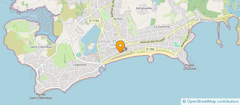 localisation de l'entreprise SCI GRAND BAIE  LA TRINITE-SUR-MER