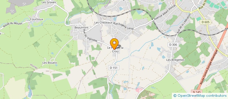 localisation de l'entreprise SCI GRAND BEAULIEU à DOMERAT