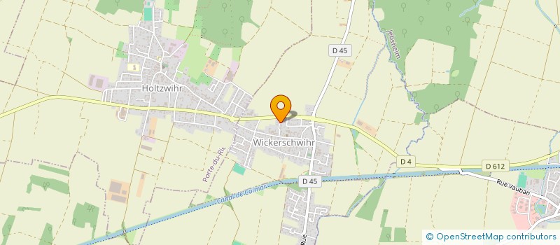 localisation de l'entreprise SCI GRAND BLANC  WICKERSCHWIHR