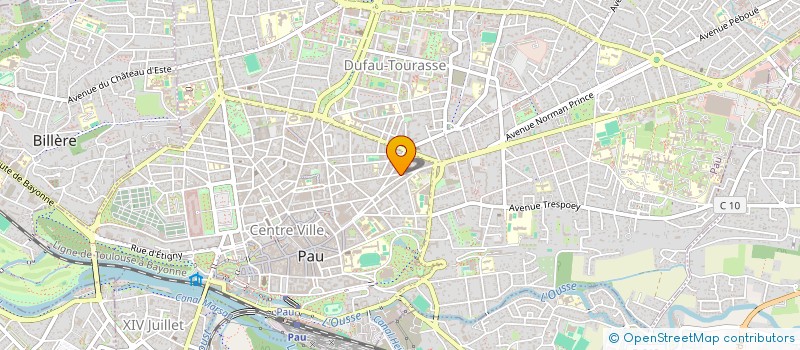 localisation de l'entreprise SCI GRAND BLEU à PAU
