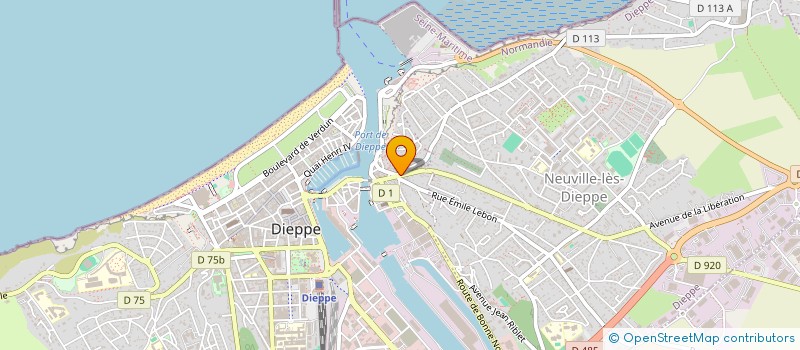 localisation de l'entreprise SCI GRAND BOYARD  DIEPPE