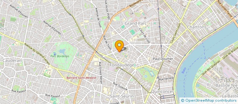 localisation de l'entreprise SCI GRAND CANAL  BORDEAUX