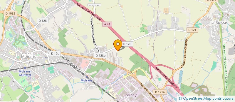 localisation de l'entreprise SCI GRAND CHAMP  SAINT-JEAN-DE-MOIRANS