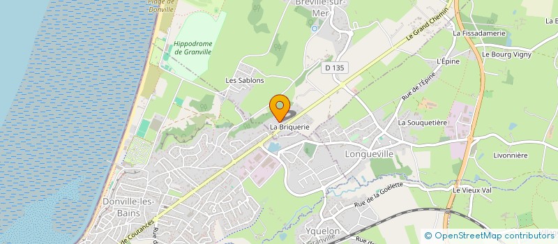 localisation de l'entreprise SCI GRAND CIEL  BREVILLE-SUR-MER