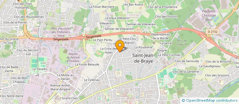 localisation de l'entreprise SCI GRAND CLAIS à SAINT-JEAN-DE-BRAYE