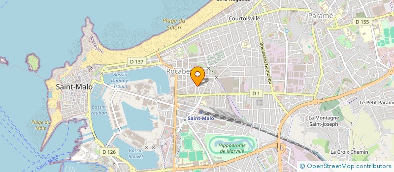 localisation de l'entreprise SCI GRAND DEGRES  SAINT-MALO