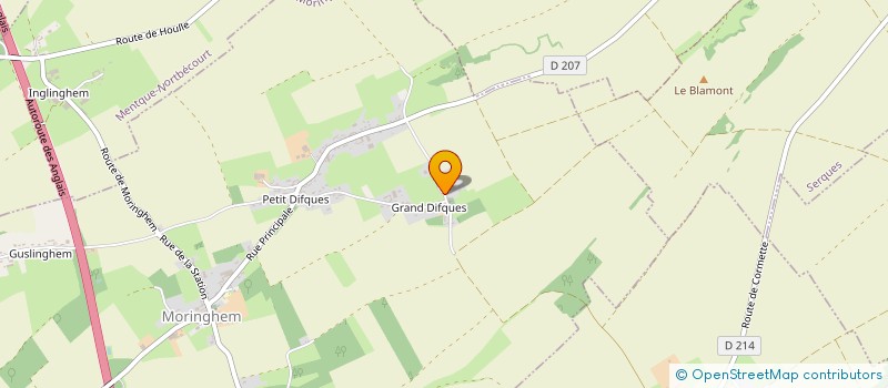 localisation de l'entreprise SCI GRAND DIFQUES  MORINGHEM