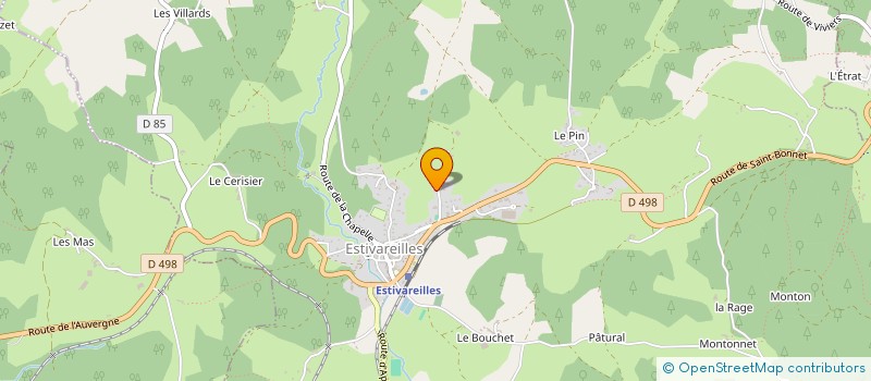 localisation de l'entreprise SCI GRAND ECHANAUX  ESTIVAREILLES