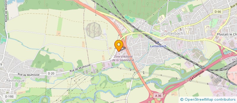 localisation de l'entreprise SCI GRAND EST IMMO  LUTTERBACH