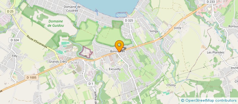 localisation de l'entreprise SCI GRAND GENEVE  SCIEZ