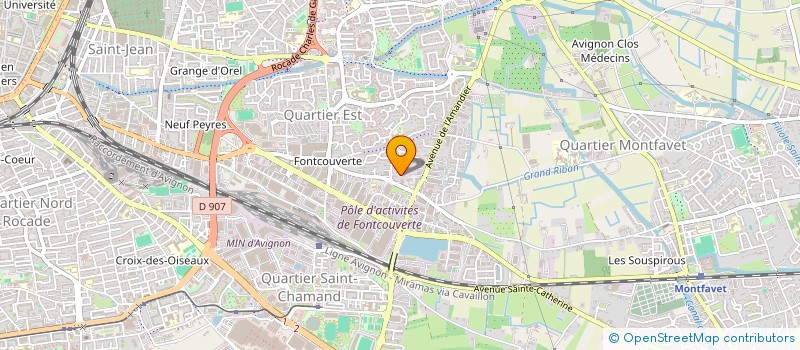 localisation de l'entreprise SCI GRAND GRES  AVIGNON