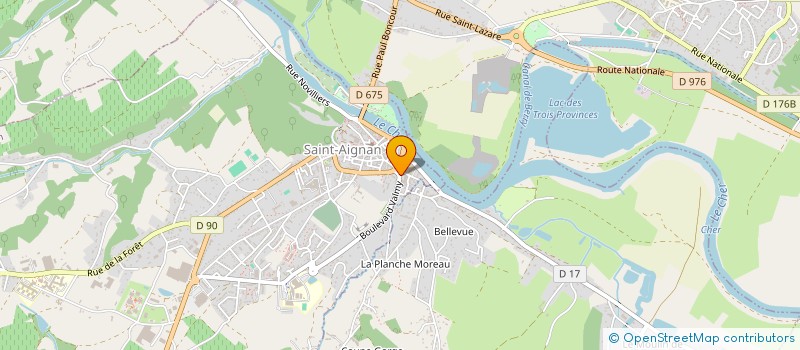 localisation de l'entreprise SCI GRAND HOTEL  CHATEAUVIEUX