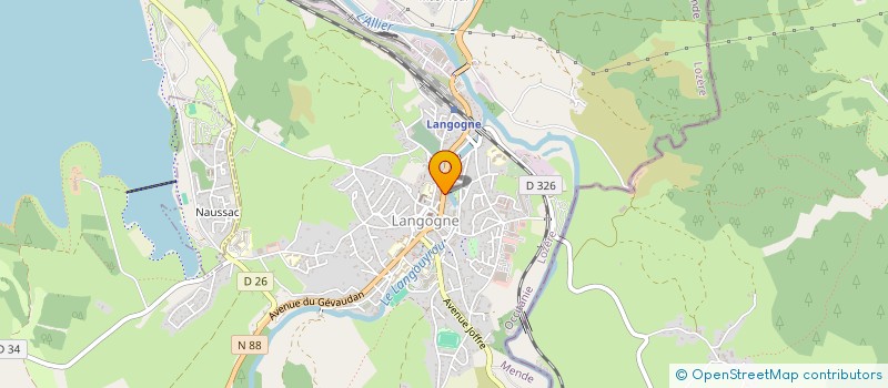 localisation de l'entreprise SCI GRAND HOTEL  LANGOGNE