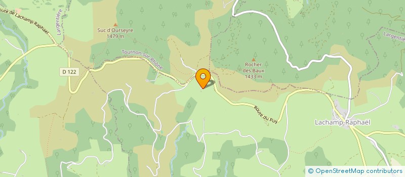 localisation de l'entreprise SCI GRAND JAMES  LACHAMP-RAPHAEL