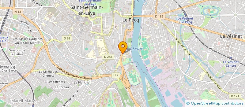 localisation de l'entreprise SCI GRAND LAC  LE PECQ