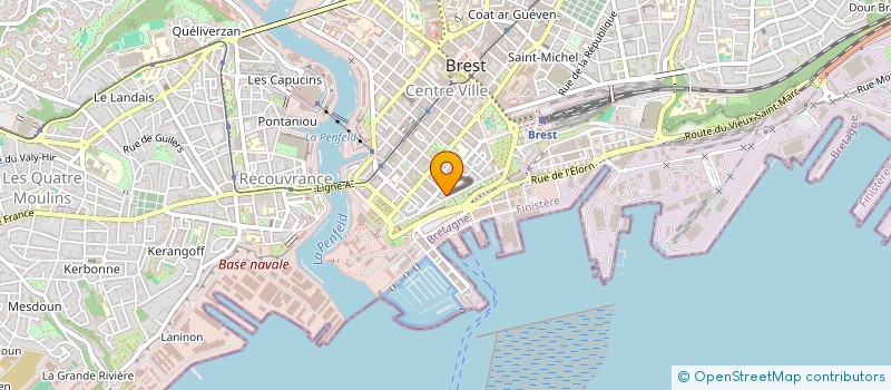 localisation de l'entreprise SCI GRAND LARGE  BREST