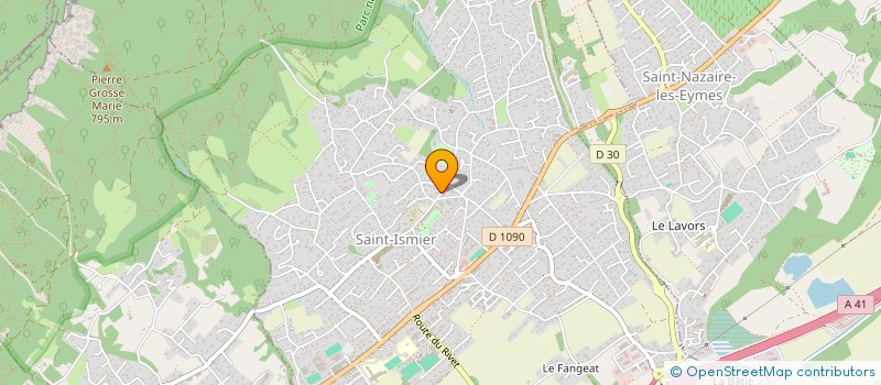 localisation de l'entreprise SCI GRAND LARGE  SAINT-ISMIER