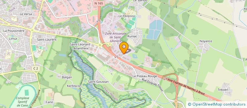 localisation de l'entreprise SCI GRAND LARGE  THEIX-NOYALO