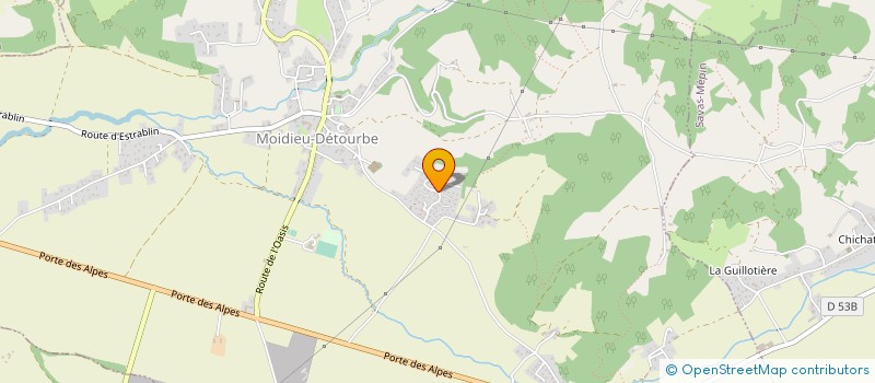 localisation de l'entreprise SCI GRAND LARGE  MOIDIEU-DETOURBE