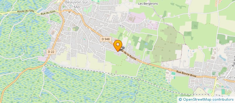 localisation de l'entreprise SCI GRAND LARGE  BEAUVOIR-SUR-MER