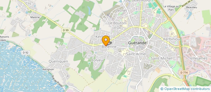 localisation de l'entreprise SCI GRAND-MAM  GUERANDE