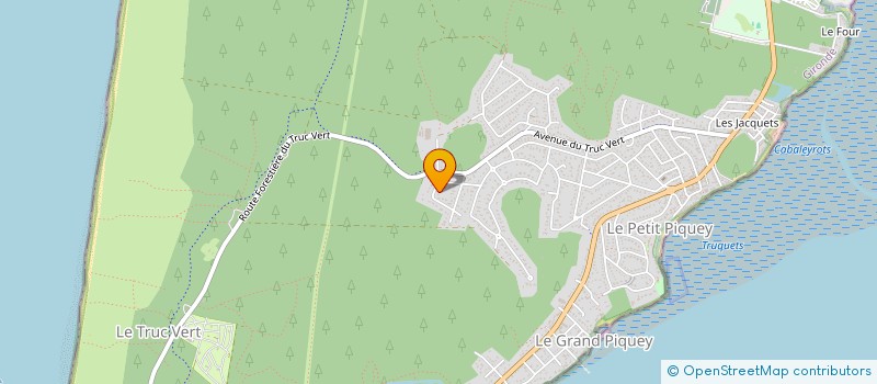 localisation de l'entreprise SCI GRAND MICHEOU à LEGE-CAP-FERRET