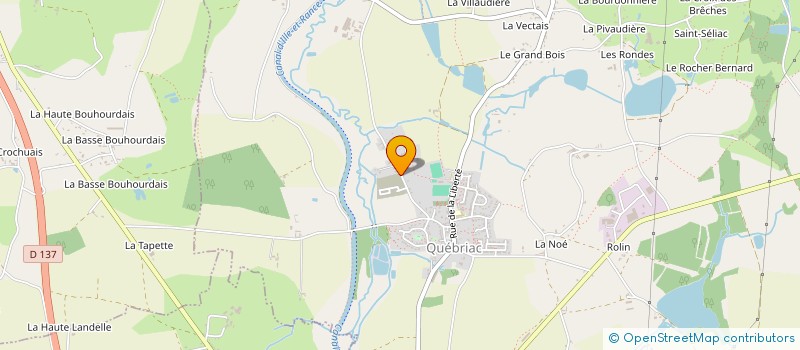 localisation de l'entreprise SCI GRAND MOULIN  QUEBRIAC