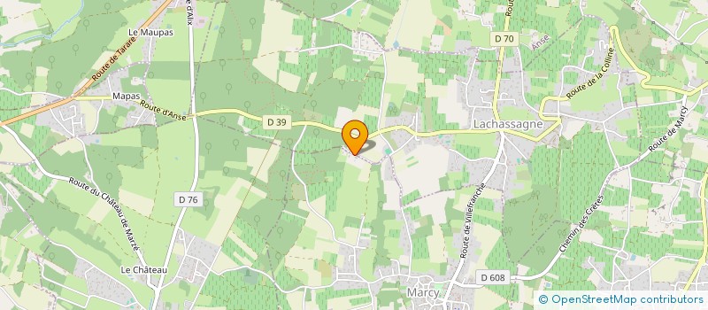 localisation de l'entreprise SCI GRAND OUEST  MARCY