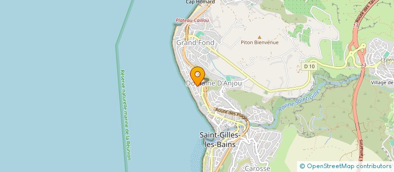 localisation de l'entreprise SCI GRAND'OUEST à SAINT-PAUL