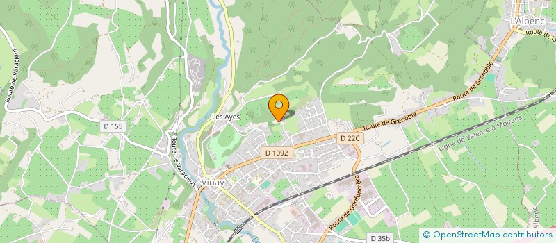 localisation de l'entreprise SCI GRAND PANINI  VINAY