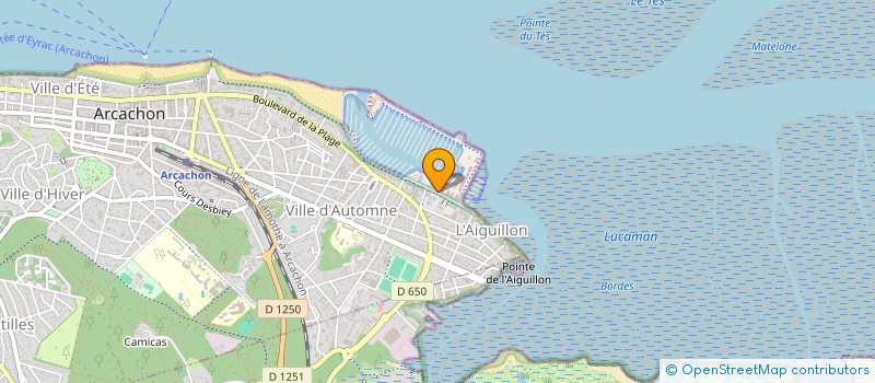 localisation de l'entreprise SCI GRAND PAVOIS  ARCACHON