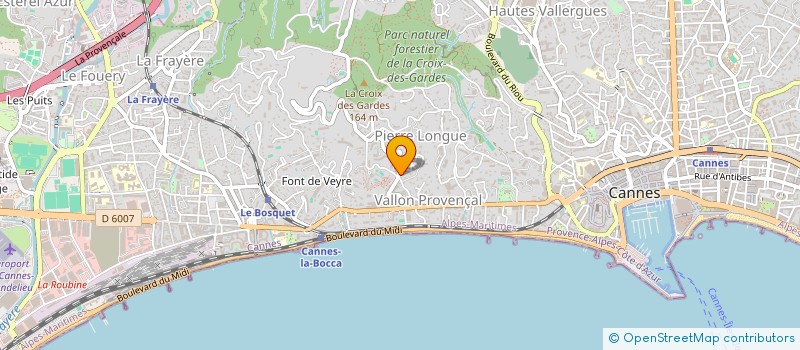 localisation de l'entreprise SCI GRAND PIN à CANNES