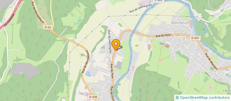 localisation de l'entreprise SCI GRAND PRIX  MATHAY