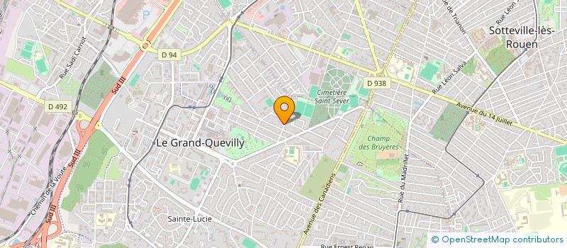 localisation de l'entreprise SCI GRAND QUEVILLY  LE GRAND-QUEVILLY