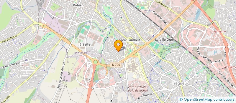 localisation de l'entreprise SCI GRAND'RUE à SAINT-BRIEUC