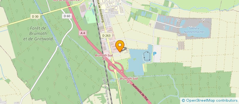 localisation de l'entreprise SCI GRAND RUE  BRUMATH