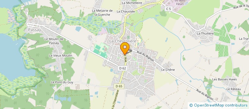 localisation de l'entreprise SCI GRAND RUE  LA CHEVROLIERE