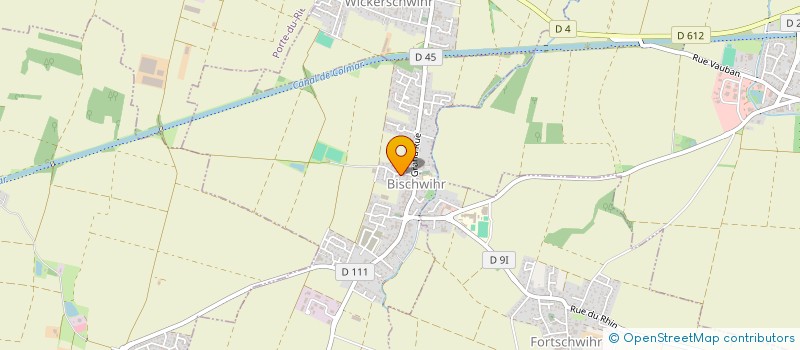 localisation de l'entreprise SCI GRAND RUE  BISCHWIHR